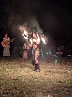 Jumana in der Feuershow